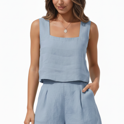 Aurora | Linen Two-Piece Set