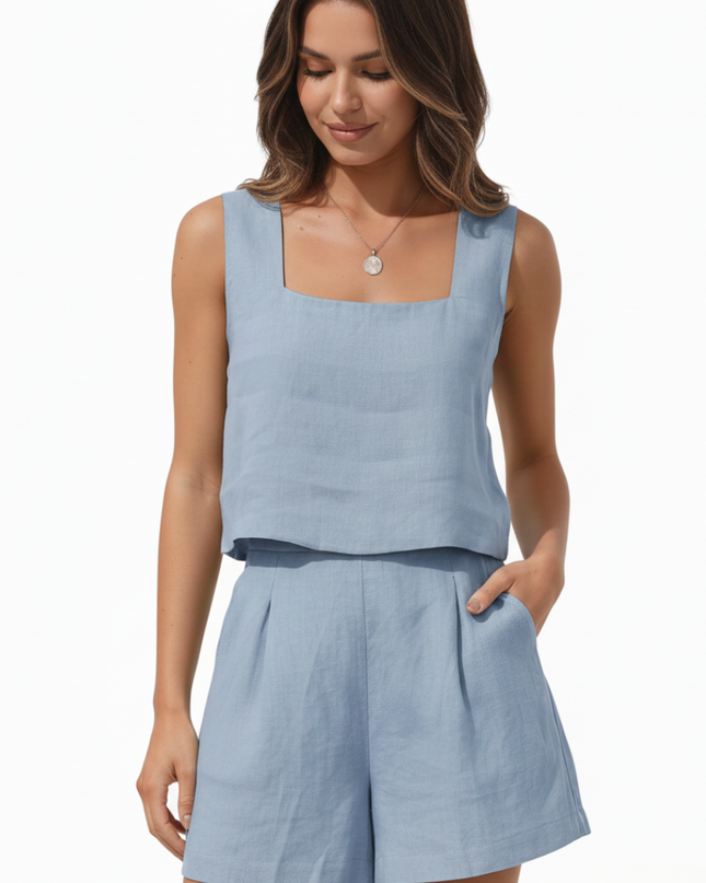 Aurora | Linen Two-Piece Set