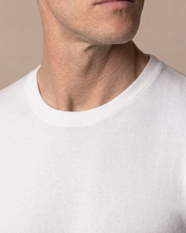 Men’s Daily Basic T-Shirt – Crew Neck & Short Sleeve