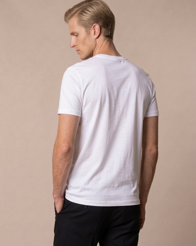 Men’s Daily Basic T-Shirt – Crew Neck & Short Sleeve