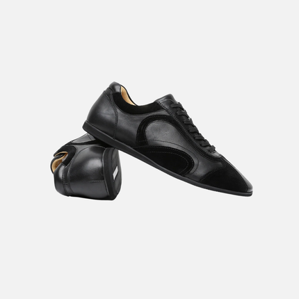 Men’s Low-Top Sneakers – Lace-Up Shoes with Contrast Panels