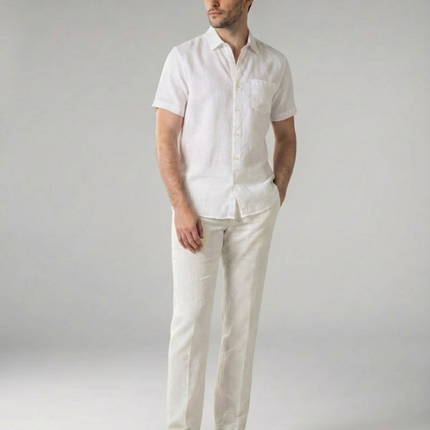 Men’s Short Sleeve Shirt – Button-Up & Chest Pocket