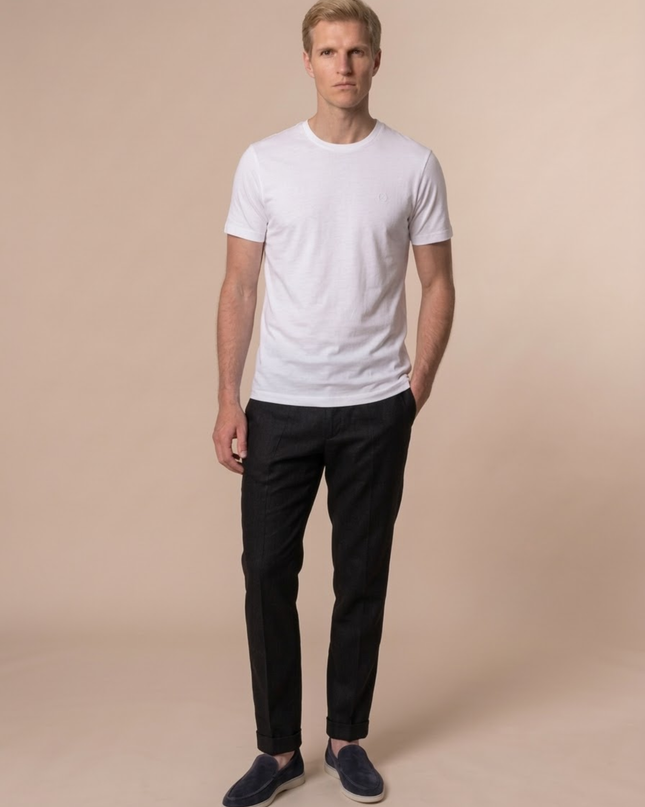 Men’s Daily Basic T-Shirt – Crew Neck & Short Sleeve