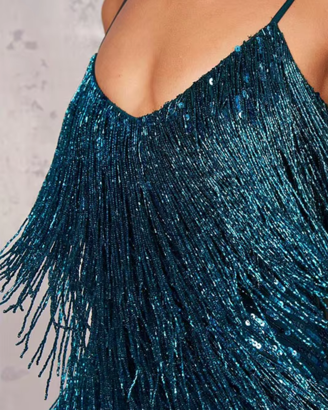 Jane | Feather Mini Dress