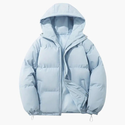 Women's Hooded Jacket with Zipper and Side Pockets