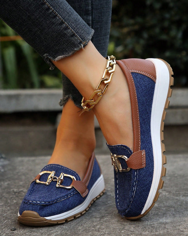 Ellie - Chic Buckle Loafers for Any Occasion