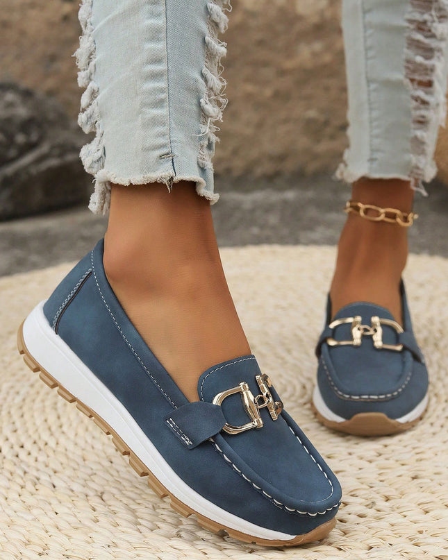 Ellie - Chic Buckle Loafers for Any Occasion