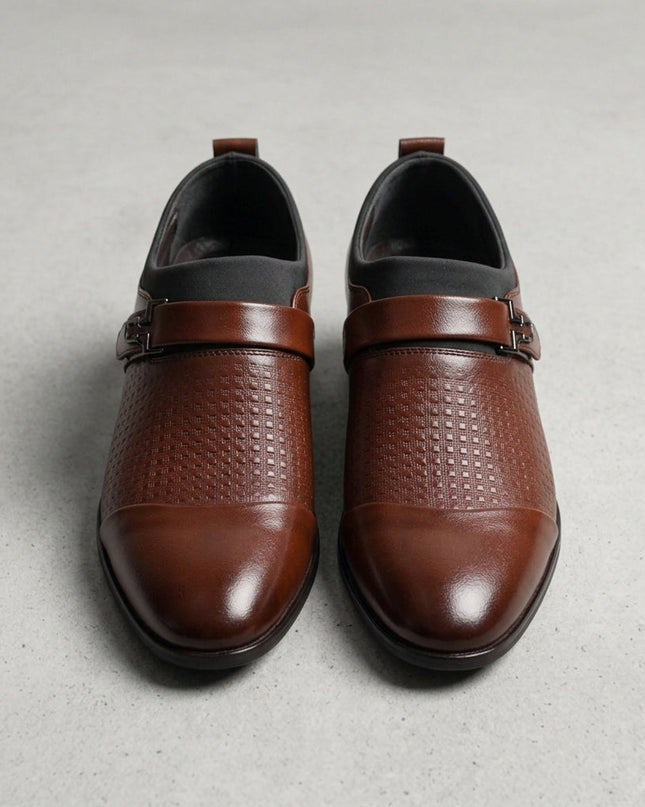Men’s Textured Strap Loafers