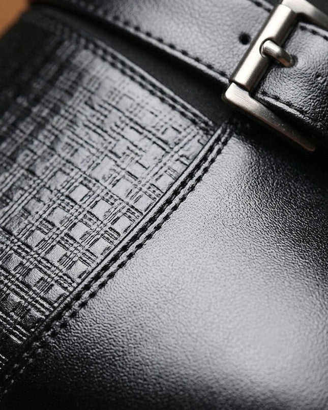 Men’s Textured Strap Loafers