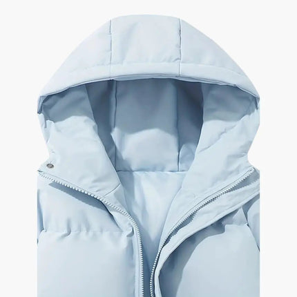 Women's Hooded Jacket with Zipper and Side Pockets