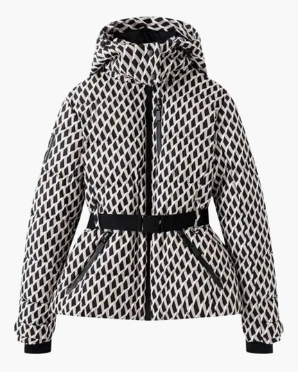 Women's Jacket with Hood and Zipper Pockets