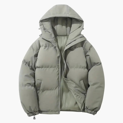 Women's Hooded Jacket with Zipper and Side Pockets