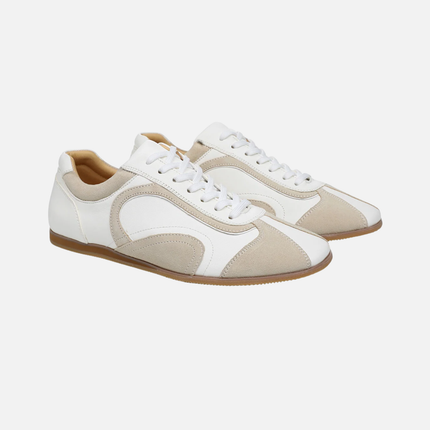 Men’s Low-Top Sneakers – Lace-Up Shoes with Contrast Panels