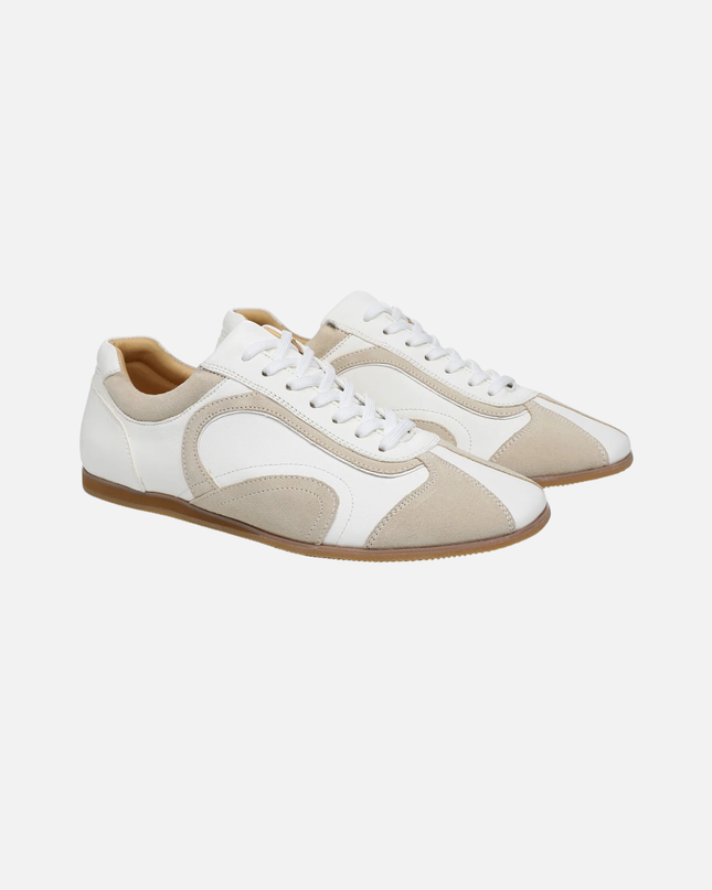 Men’s Low-Top Sneakers – Lace-Up Shoes with Contrast Panels