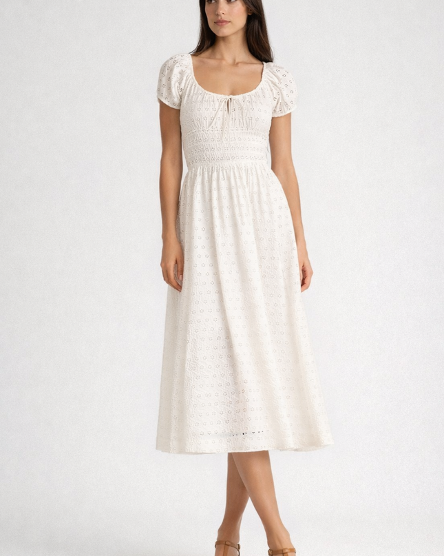 Elodie | Cotton Midi Dress