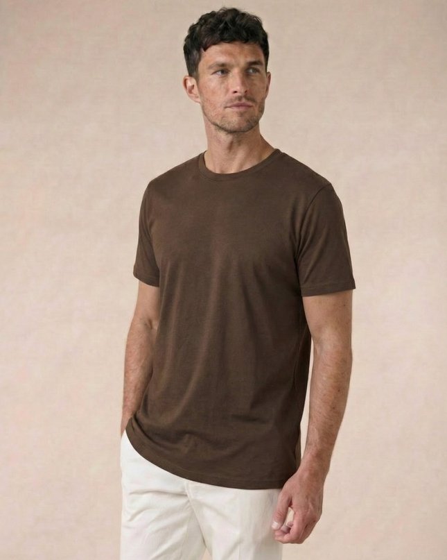 Men’s Basic T-Shirt – Crew Neck & Short Sleeve