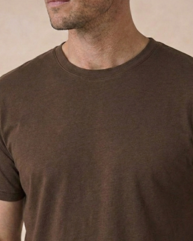 Men’s Basic T-Shirt – Crew Neck & Short Sleeve