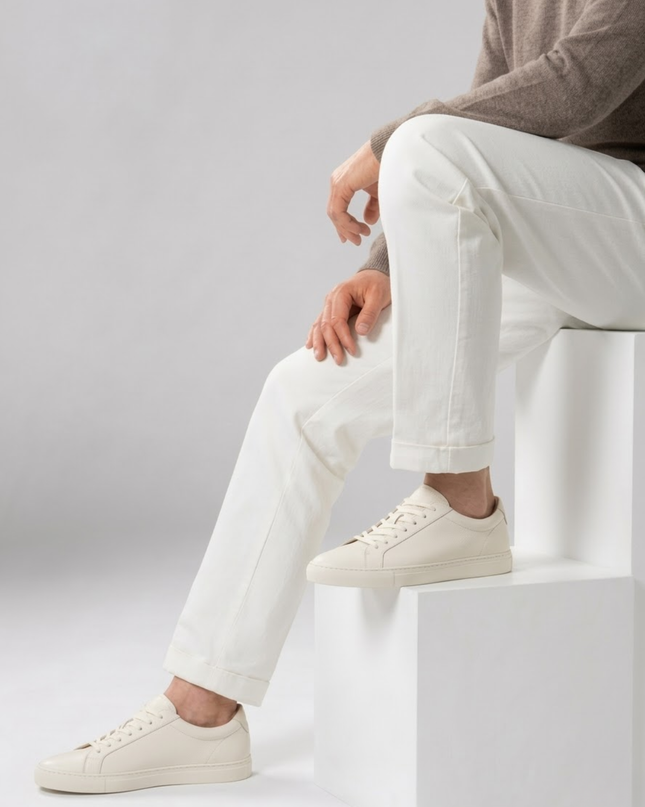 Men’s Low-Top Sneakers – Lace-Up Casual Shoes