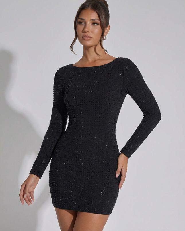 Avaline | Long Sleeve Mini Dress