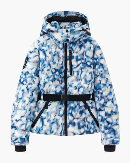 Women's Jacket with Hood and Zipper Pockets