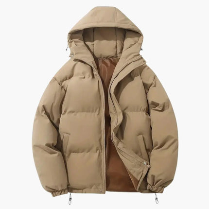 Women's Hooded Jacket with Zipper and Side Pockets