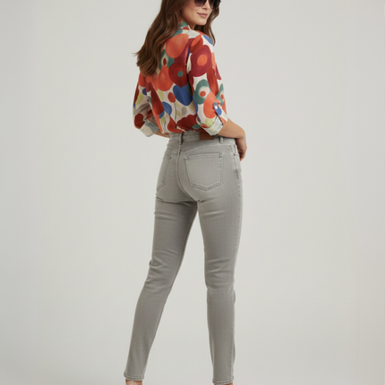 Aylin | Button Blouse with Floral Print