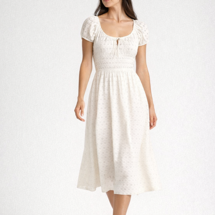 Elodie | Cotton Midi Dress