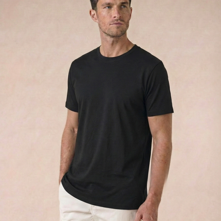 Men’s Basic T-Shirt – Crew Neck & Short Sleeve