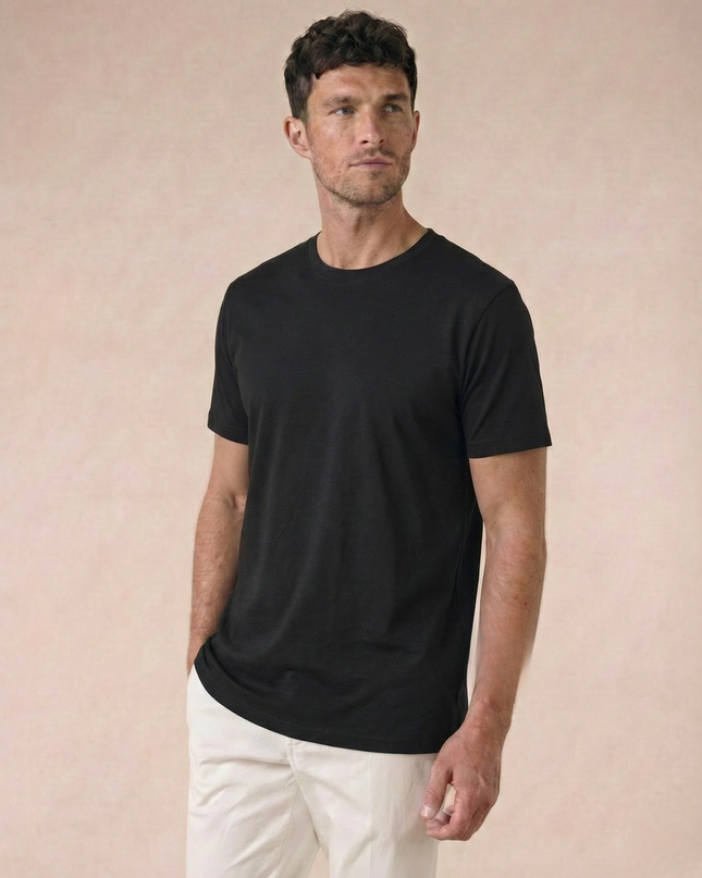 Men’s Basic T-Shirt – Crew Neck & Short Sleeve
