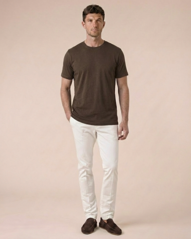 Men’s Basic T-Shirt – Crew Neck & Short Sleeve