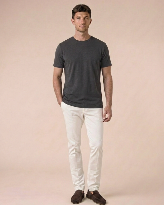 Men’s Basic T-Shirt – Crew Neck & Short Sleeve