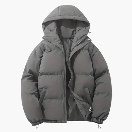 Women's Hooded Jacket with Zipper and Side Pockets