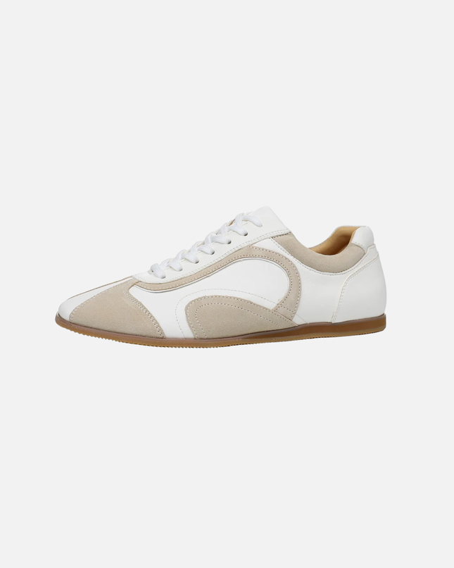 Men’s Low-Top Sneakers – Lace-Up Shoes with Contrast Panels