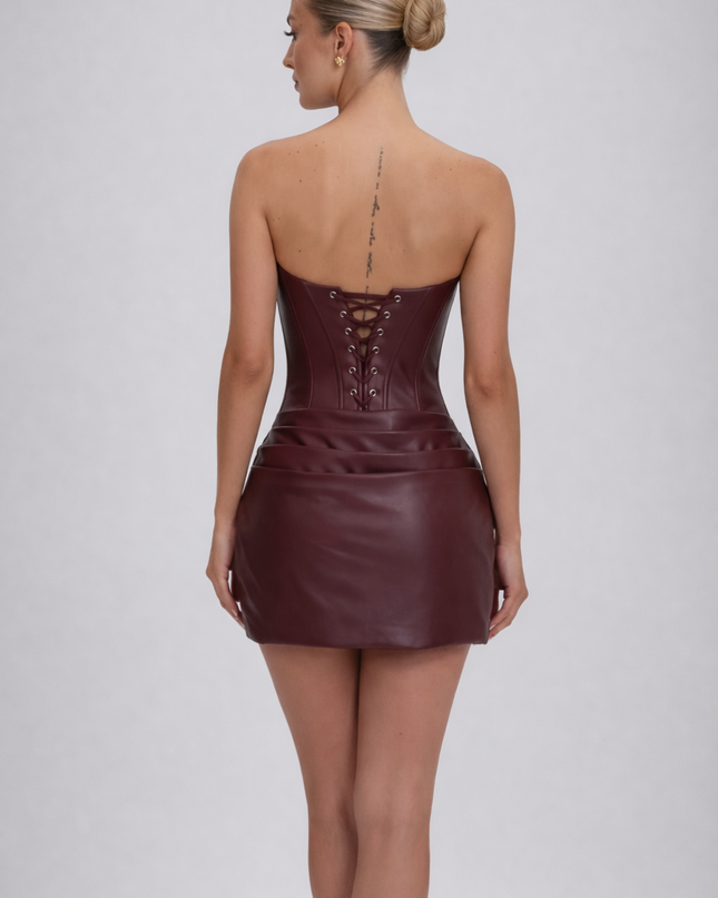 Willow | Mini Dress with Draped Skirt