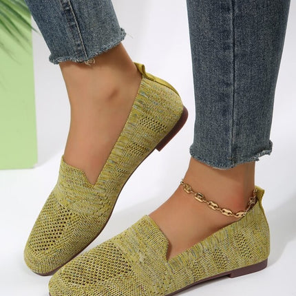 Lisa - Stylish Knit Slip-On Flats for Everyday Wear
