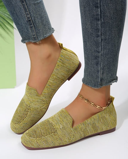 Lisa - Stylish Knit Slip-On Flats for Everyday Wear