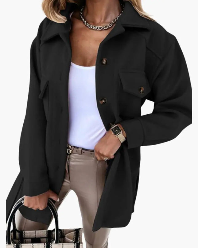 Women’s Jacket with Buttons and Chest Pockets