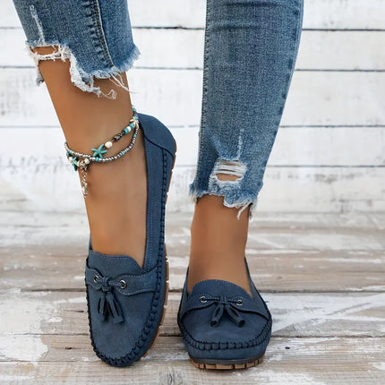 Reagan – Chic Bow Loafers for Any Occasion