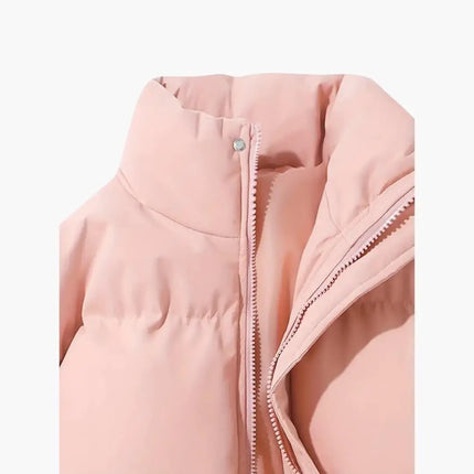 Women's Hooded Jacket with Zipper and Side Pockets