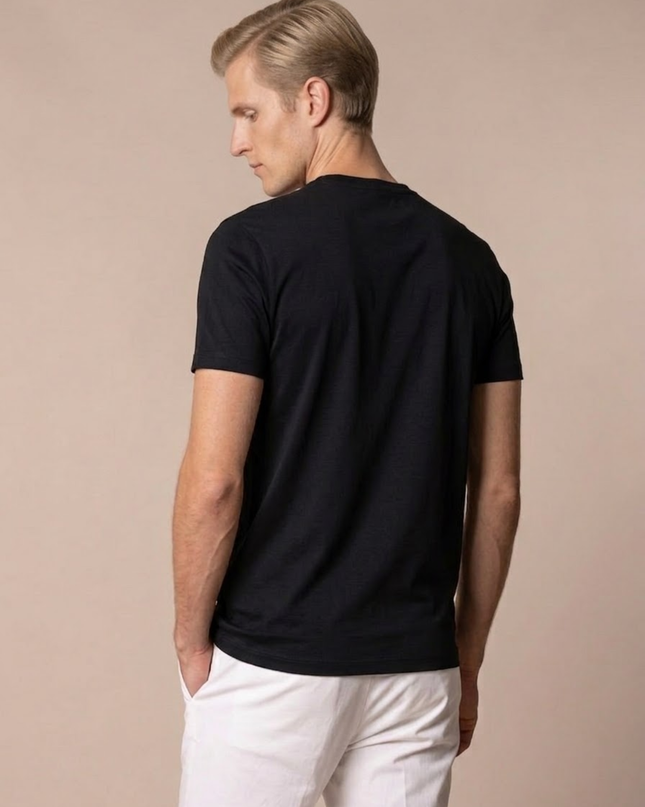 Men’s Daily Basic T-Shirt – Crew Neck & Short Sleeve