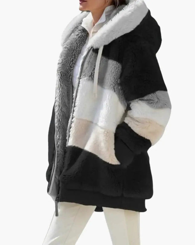 Women's Jacket with Hood and Zipper