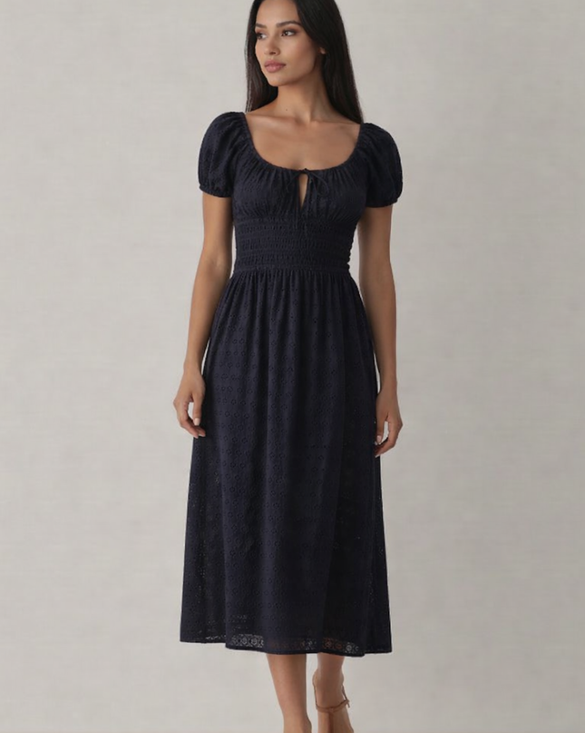Elodie | Cotton Midi Dress