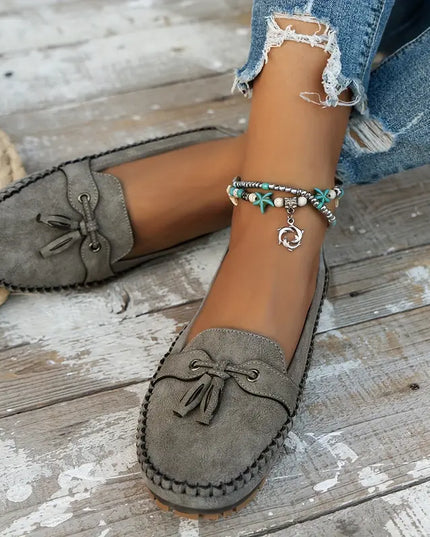 Reagan – Chic Bow Loafers for Any Occasion