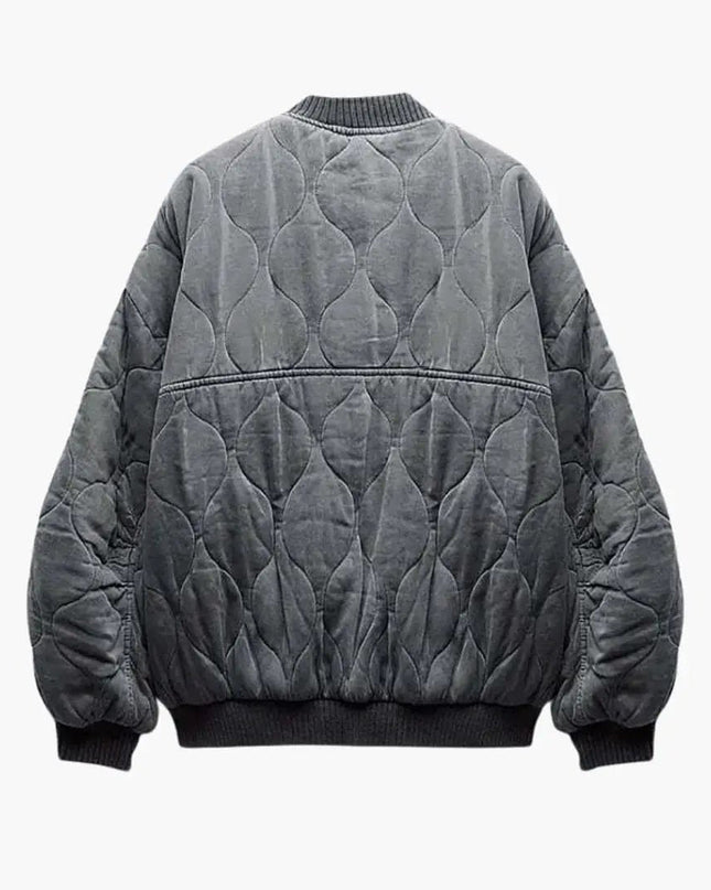 Loose-Fit Bomber Jacket for Women