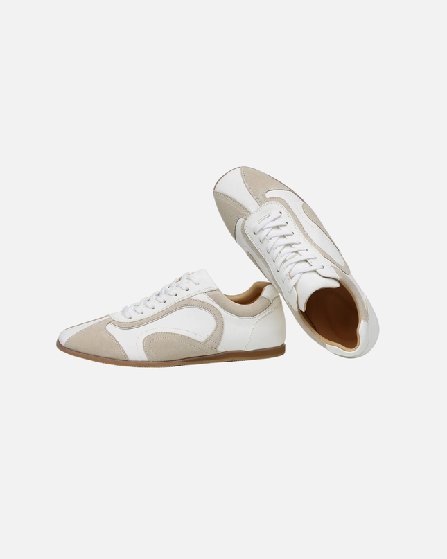 Men’s Low-Top Sneakers – Lace-Up Shoes with Contrast Panels