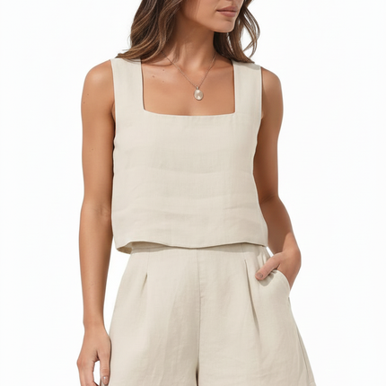 Aurora | Linen Two-Piece Set