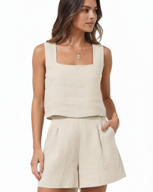 Aurora | Linen Two-Piece Set
