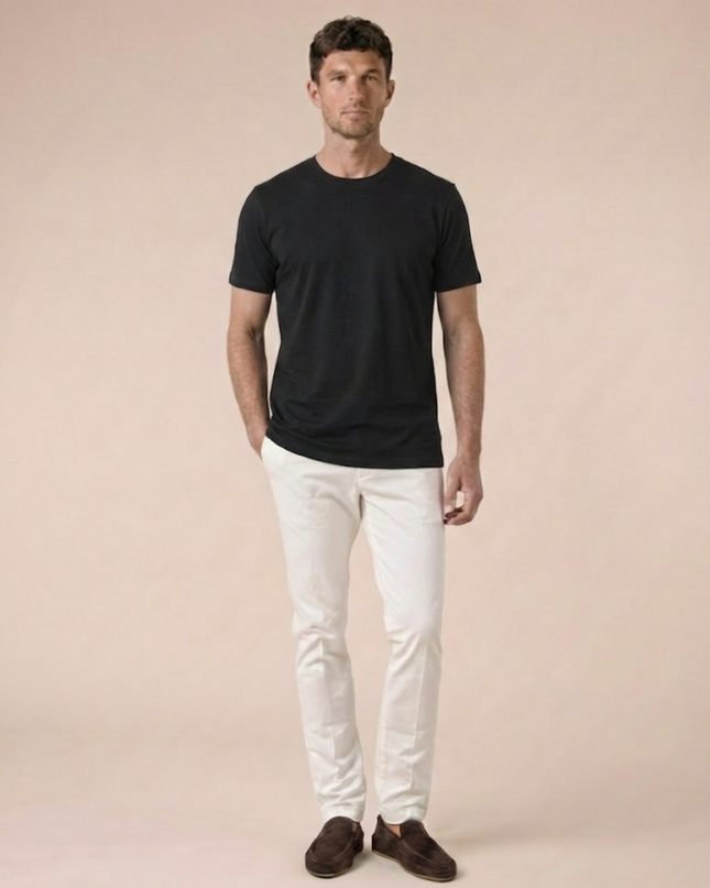 Men’s Basic T-Shirt – Crew Neck & Short Sleeve