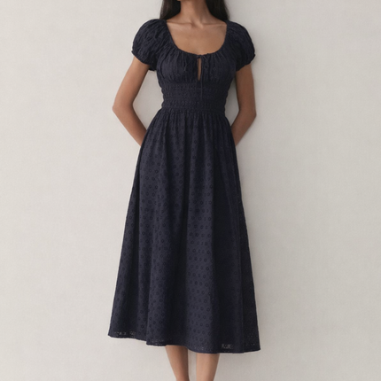 Elodie | Cotton Midi Dress