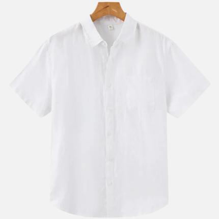 Men’s Short Sleeve Shirt – Button-Up & Chest Pocket